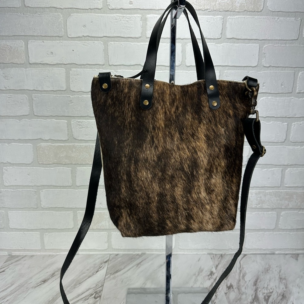 Brown Fur Crossbody Bag  - Jills Homestead